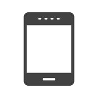 Telefoon Glyph Black pictogram vector