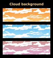 Achtergronden wolken vector