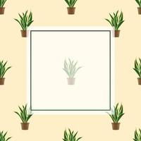 slang plant banner op ivoor achtergrond vector