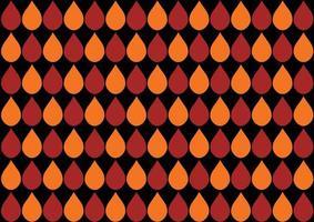 oranje waterdruppels zwarte achtergrond vector