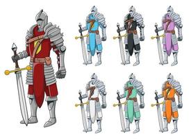 ridder vector ontwerp illustratie geïsoleerd op een witte achtergrond