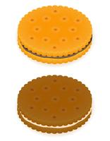 krokant koekje cookie vectorillustratie vector