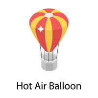 heteluchtballon vector