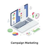 campagne marketing concepten vector