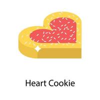 hart cookie concepten vector