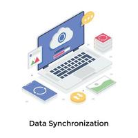 concepten voor gegevenssynchronisatie vector