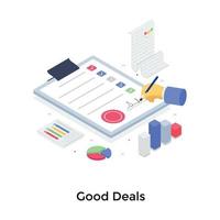 goede deals concepten vector