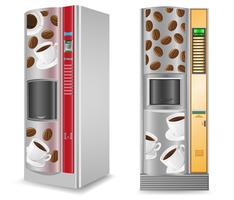 vending koffie is een machine vectorillustratie vector