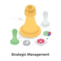 strategische managementconcepten vector