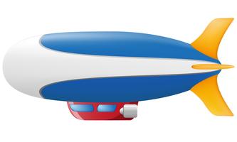 zeppelin vectorillustratie vector