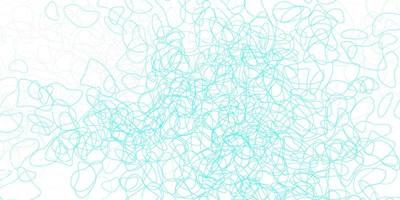 lichtblauw, groen vectorpatroon met abstracte vormen. vector