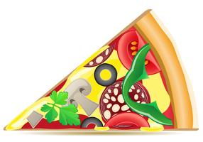 pizza vectorillustratie vector