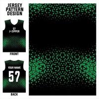 jersey ontwerp vector abstracte patroon sjabloon display voor- en achterkant voor voetbalteams, basketbal, fietsen, honkbal, volleybal, racen, enz.