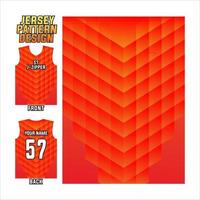 jersey ontwerp vector abstracte patroon sjabloon display voor- en achterkant voor voetbalteams, basketbal, fietsen, honkbal, volleybal, racen, enz