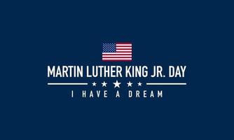 Martin Luther King jr. dag achtergrond. vectorillustratie. vector