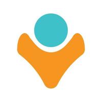 adoptie en gemeenschapszorg logo. mensen logo icoon. ontwerpsjabloonelement. ontwerp vectorillustratie vector