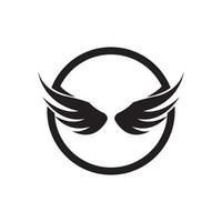 vleugel illustratie logo vector ontwerp