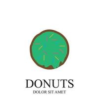 donuts illustratie logo vector sjabloon