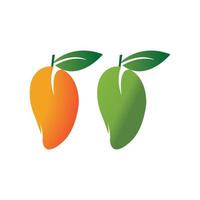 mango fruit vector pictogram illustratie ontwerp