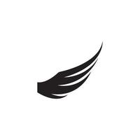 vleugel illustratie logo vector ontwerp