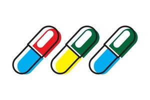 print apotheker drug capsule achtergrond, geschikt voor achtergrond, t-shirt design, pictogram. vector