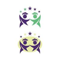 onderwijs kinderen school logo ontwerp sjabloon vector