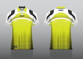 poloshirt uniform ontwerp voor buitensporten vector