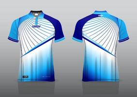 poloshirt uniform ontwerp voor buitensporten vector