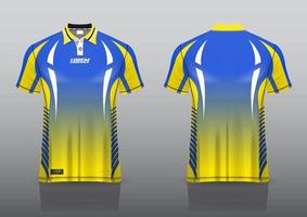 poloshirt uniform ontwerp voor buitensporten vector