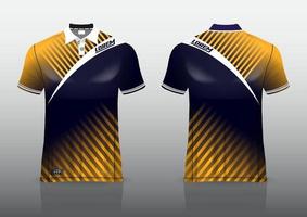 poloshirt uniform ontwerp voor buitensporten vector