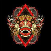 Balinese barong illustratie vector