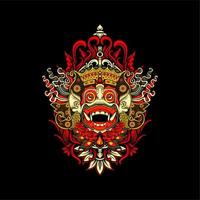 Balinese barong illustratie vector