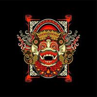 Balinese barong illustratie vector