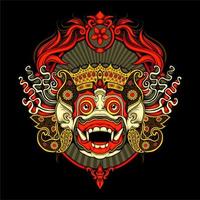 Balinese barong illustratie vector