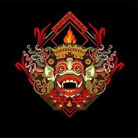 Balinese barong illustratie vector