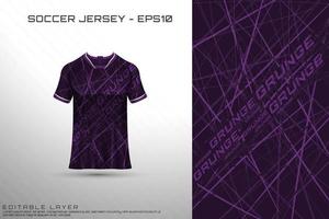 sport jersey en t-shirt sjabloon sport jersey ontwerp vector mockup.