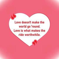 Valentijnsdag liefde en romantische citaten ontwerp deel achttien vector