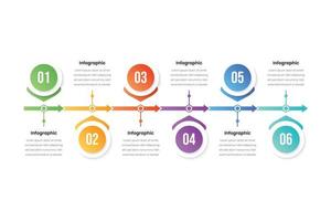 zakelijke infographic, tijdlijn, stapproces, vector zakelijke sjabloon voor presentaties, vectorillustratie, grafiek, marketingstrategie.