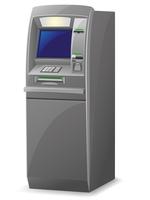 ATM-vectorillustratie vector