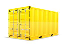 vrachtcontainer vectorillustratie vector