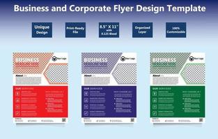 sjabloon voor zakelijke flyer 11 vector