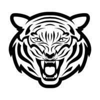 tijger hoofd illustratie vector