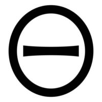 theta hoofdstad Grieks symbool hoofdletter lettertype pictogram zwarte kleur vector illustratie vlakke stijl afbeelding