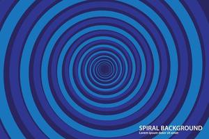 blauwe kleur spiraal swirl achtergrond vector