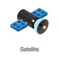 trendy satellietconcepten vector