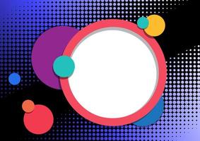 abstract rond ontwerp als achtergrond vector