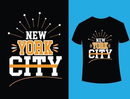 new york city t-shirt ontwerp vectorillustratie vector