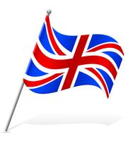 vlag van het Verenigd Koninkrijk vector illustratie