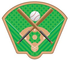 honkbal vectorillustratie vector