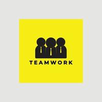 teamwerk pictogram vector illustratie ontwerp